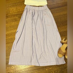 Stateside Light Purple Maxi Skirt. NWOT. Size Small